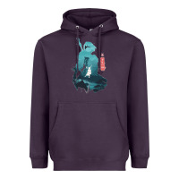 Plum Nier Automata Heavyweight Hoodie - linhVisuals