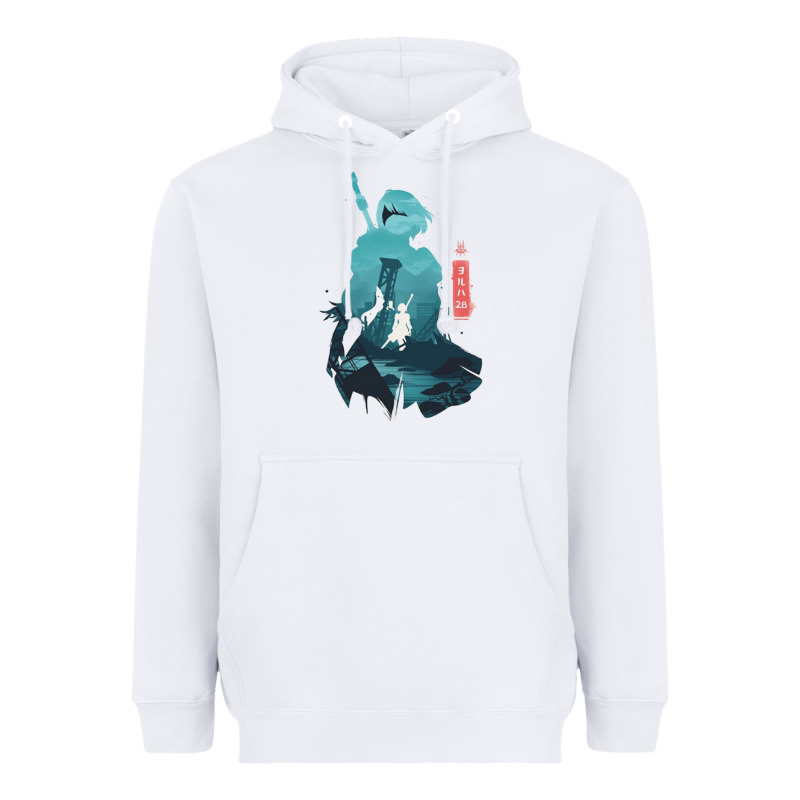 Nier Automata Heavyweight Hoodie by linhVisuals | Teevron