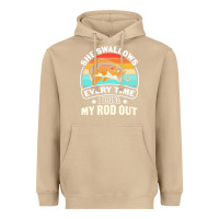 Mushroom she swallows every time i bring my rod t  shirt she swallows every tim Heavyweight Hoodie - linhVisuals