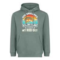 Sage she swallows every time i bring my rod t  shirt she swallows every tim Heavyweight Hoodie - linhVisuals