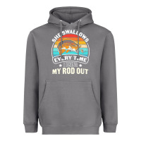 Storm she swallows every time i bring my rod t  shirt she swallows every tim Heavyweight Hoodie - linhVisuals