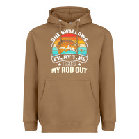 Toasted Coconut she swallows every time i bring my rod t  shirt she swallows every tim Heavyweight Hoodie - linhVisuals