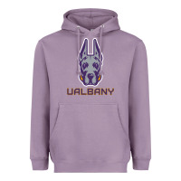 Lavender Ualbany Great Danes Heavyweight Hoodie - linhVisuals
