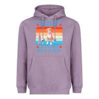 Lavender boxer t  shirt a woman cannot survive on wine alone she also needs box Heavyweight Hoodie - linhVisuals