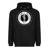 Black University Albany Suny Heavyweight Hoodie - linhVisuals