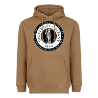 Toasted Coconut University Albany Suny Heavyweight Hoodie - linhVisuals