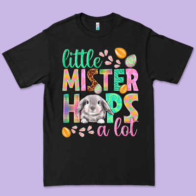 Little Mister Hops A Lot Easter Day Premium Tee Designed By Howdyjamesfarm