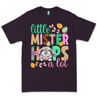 Plum Little mister hops a lot Easter Day Premium Tee - HowdyJamesFarm