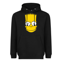 Black kartun bart simpson mask Heavyweight Hoodie - linhVisuals