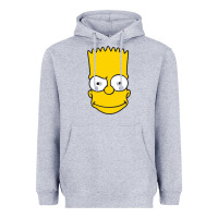 Heather Grey kartun bart simpson mask Heavyweight Hoodie - linhVisuals