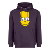 Kartun Bart Simpson Mask Heavyweight Hoodie | Teevron