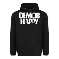 Black demob happy 1 Heavyweight Hoodie - linhVisuals