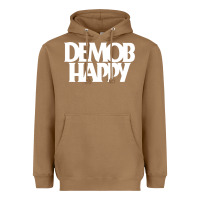 Toasted Coconut demob happy 1 Heavyweight Hoodie - linhVisuals