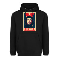 Black guevara Heavyweight Hoodie - linhVisuals