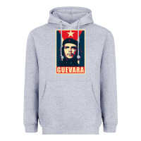 Heather Grey guevara Heavyweight Hoodie - linhVisuals