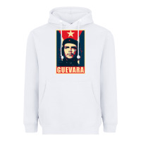 White guevara Heavyweight Hoodie - linhVisuals