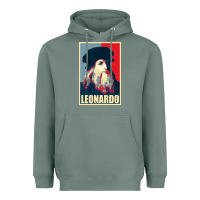 Sage leonardo Heavyweight Hoodie - linhVisuals