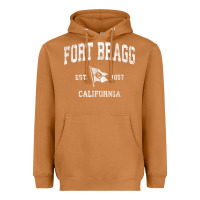 Meerkat fort bragg california ca vintage boat anchor flag design tee Heavyweight Hoodie - linhVisuals