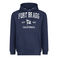 Navy fort bragg california ca vintage boat anchor flag design tee Heavyweight Hoodie - linhVisuals