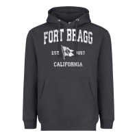 Smoke fort bragg california ca vintage boat anchor flag design tee Heavyweight Hoodie - linhVisuals