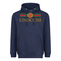 Navy Gnocchi Classic Fashion Parody Pasta Noodles Italian Heavyweight Hoodie - linhVisuals