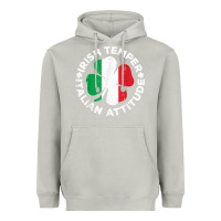 Moon Dust irish temper italian attitude t shirt st patrick's day t shirt Heavyweight Hoodie - linhVisuals
