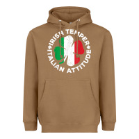 Toasted Coconut irish temper italian attitude t shirt st patrick's day t shirt Heavyweight Hoodie - linhVisuals