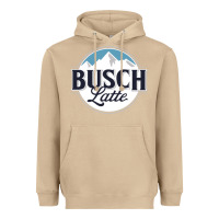 Mushroom BUSCH LATTE COOL Heavyweight Hoodie - linhVisuals