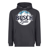 Smoke BUSCH LATTE COOL Heavyweight Hoodie - linhVisuals