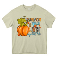 Mossy Pumpkin spice and livin' my best life Heavy Core Tee - RanaPortraitStore