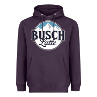 Plum BUSCH LATTE COOL Heavyweight Hoodie - linhVisuals