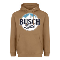 Toasted Coconut BUSCH LATTE COOL Heavyweight Hoodie - linhVisuals