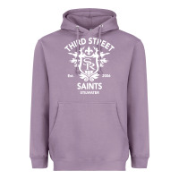 Lavender saints row 3 tribute emblem Heavyweight Hoodie - linhVisuals