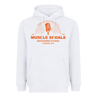 White recording studio Heavyweight Hoodie - linhVisuals