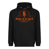 Black recording studio Heavyweight Hoodie - linhVisuals