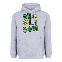 Heather Grey original de la soul music Heavyweight Hoodie - linhVisuals
