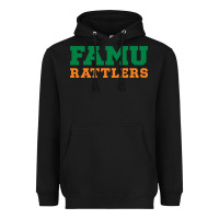 Black FAMU RATTLERS Heavyweight Hoodie - linhVisuals