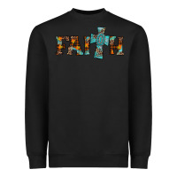 Black faith thanksgiving cross Heavyweight Sweatshirt - AdoDesignShop