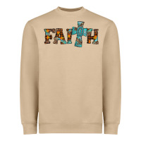 Mushroom faith thanksgiving cross Heavyweight Sweatshirt - AdoDesignShop