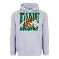 Heather Grey FAMU RATTLERS Heavyweight Hoodie - linhVisuals
