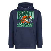 Navy FAMU RATTLERS Heavyweight Hoodie - linhVisuals