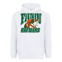 White FAMU RATTLERS Heavyweight Hoodie - linhVisuals