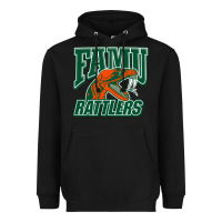 Black FAMU RATTLERS Heavyweight Hoodie - linhVisuals