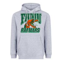 Heather Grey FAMU RATTLERS Heavyweight Hoodie - linhVisuals