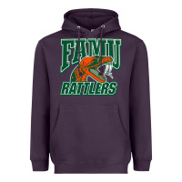 Plum FAMU RATTLERS Heavyweight Hoodie - linhVisuals