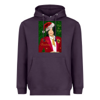 Plum merry christmas heal the world michael jackson Heavyweight Hoodie - linhVisuals