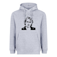 Heather Grey jeff buckley 90s style fan art Heavyweight Hoodie - linhVisuals