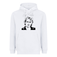 White jeff buckley 90s style fan art Heavyweight Hoodie - linhVisuals