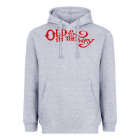 Heather Grey old and in the way musician Heavyweight Hoodie - linhVisuals