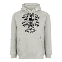 Moon Dust im your huckleberry Heavyweight Hoodie - linhVisuals
